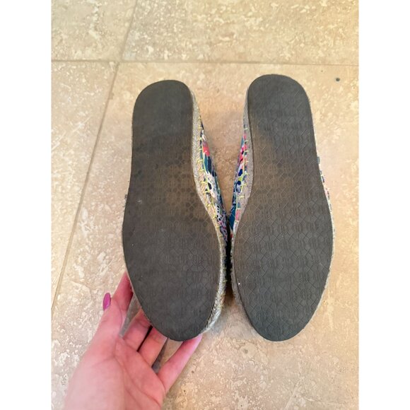 Lilly Pulitzer "Dive In" Multi-Color Espadrille Shoes Size 6 Womens Vibrant Canv - Picture 3 of 4